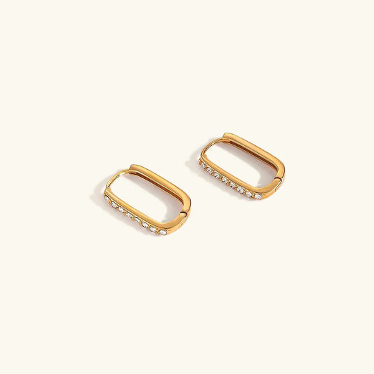 [Amore]Maya Gold Hoop Earrings