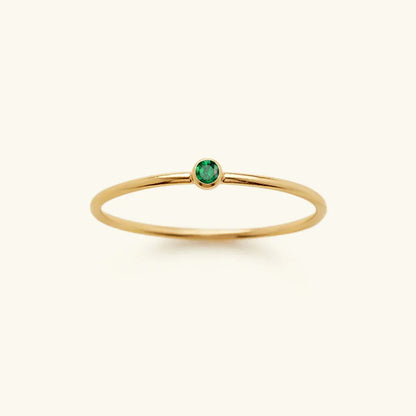[Amore]Amelia Birthstone Stacker Ring