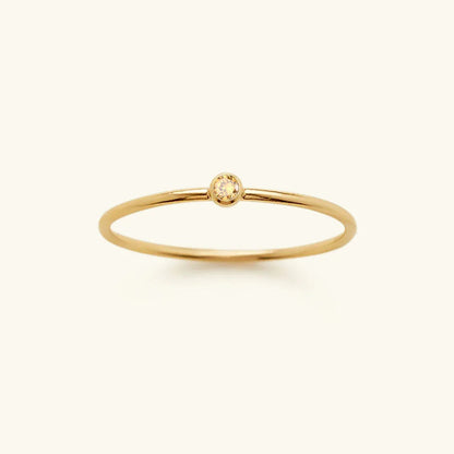 [Amore]Amelia Birthstone Stacker Ring