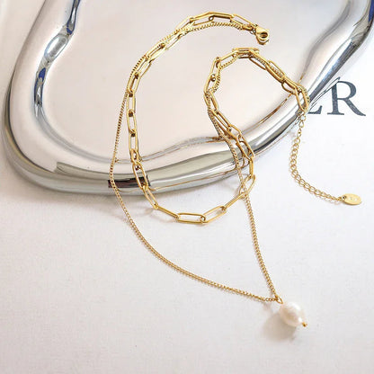 [Amore]Tropica Freshwater Pearl Necklace