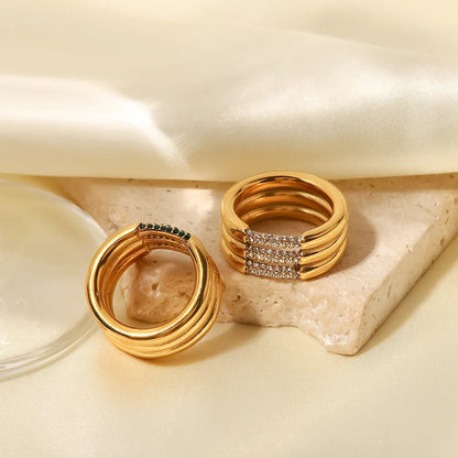 [Amore]Serenity Diamond Gold Ring