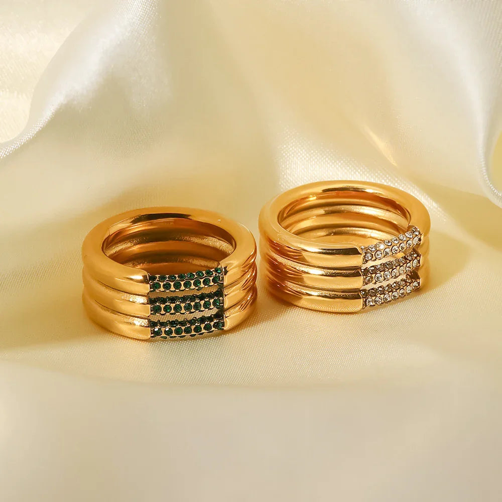 [Amore]Serenity Diamond Gold Ring