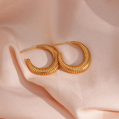 [Amore]Bailey Hoop Earrings