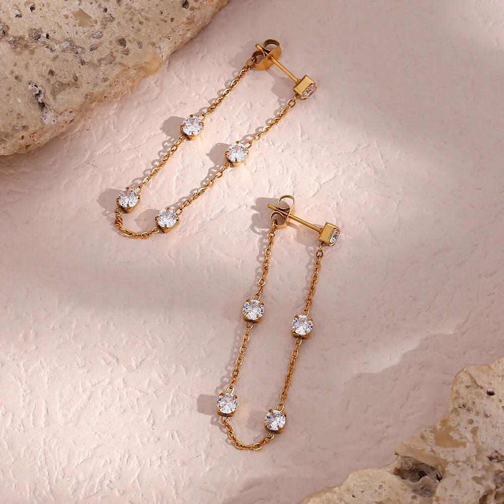 [Amore]Iris Diamond Earrings