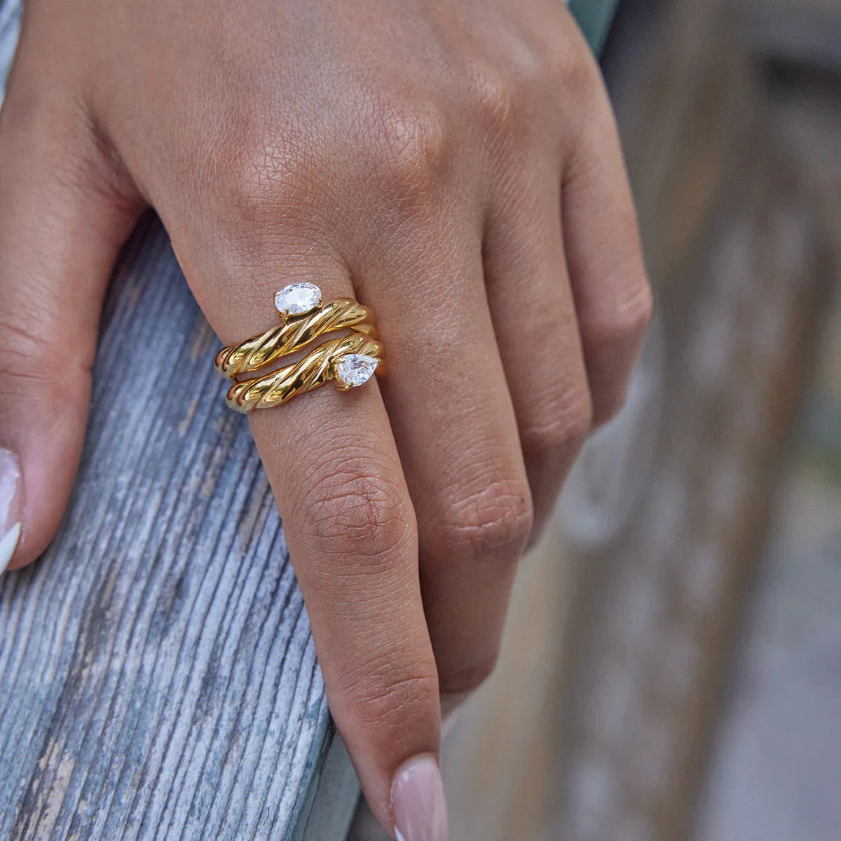 [Amore]Noemi Curated Ring Stack Collection