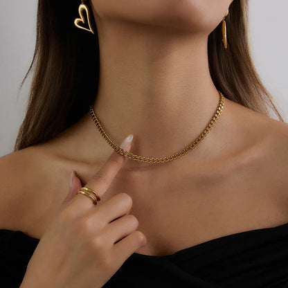 [Amore]Ysolde Gold Chain Necklace