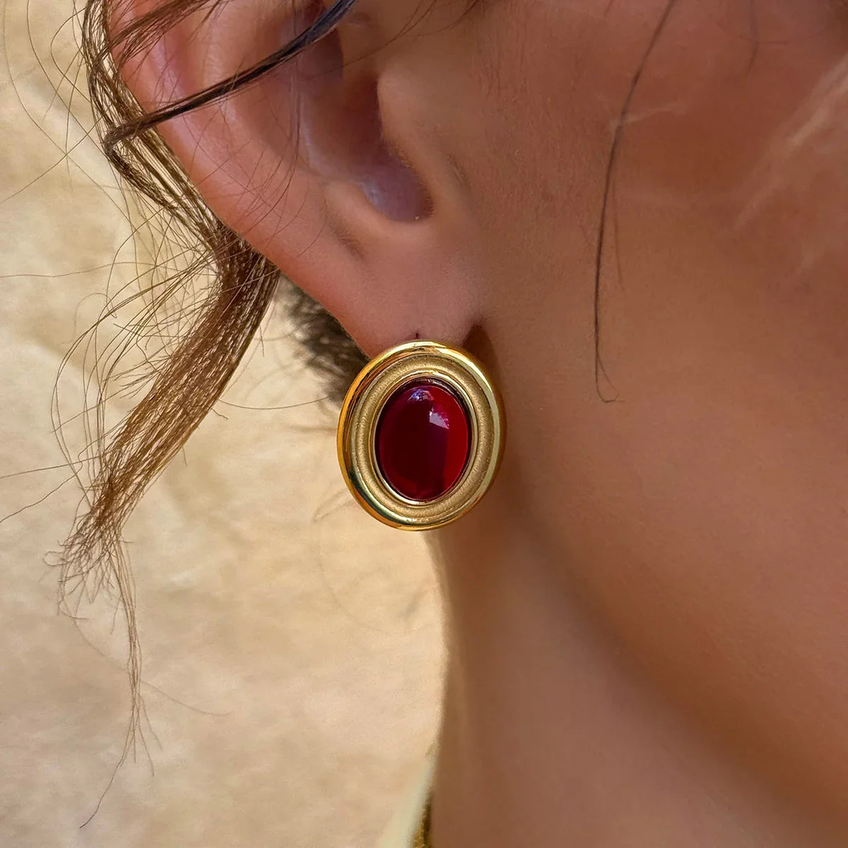[Amore]Fresca Gemstone Earrings
