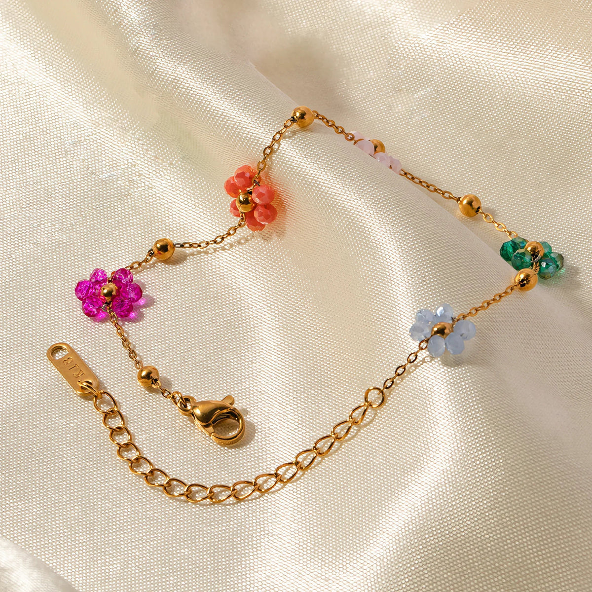 [Amore]Azalea Floral Gold Bracelet