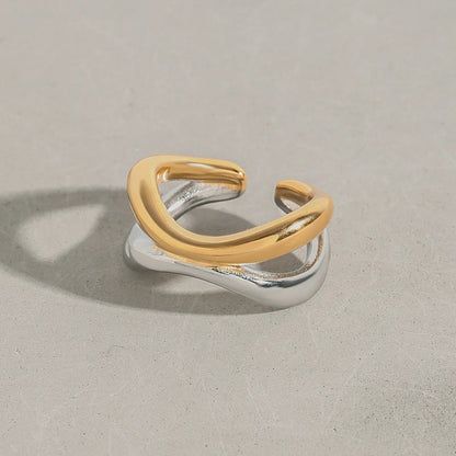 [Amore]Deanna Gold Intertwined Ring