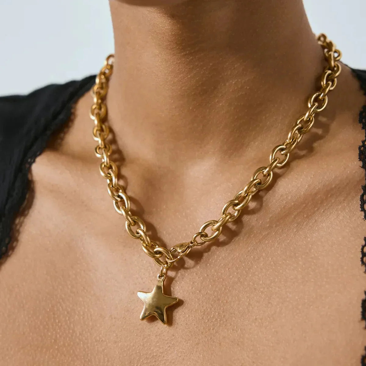 [Amore]Stellaria Gold Star Pendant