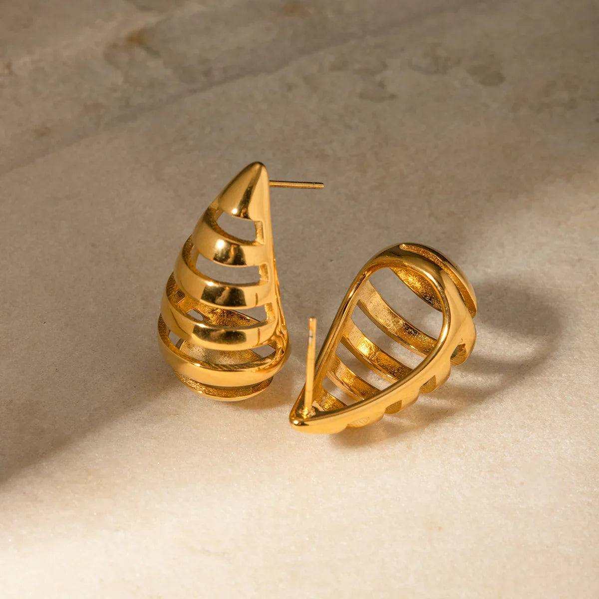 [Amore]Katrin Drop Gold Earrings