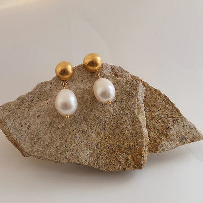 [Amore]Cornelia Freshwater Pearl Earrings