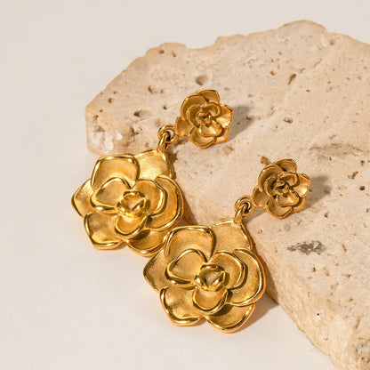 [Amore]Thelma Gold Earrings