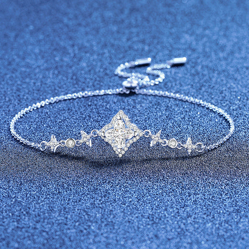 [Amore]MARQUISE-CLOVER MOISSANITE BRACELET