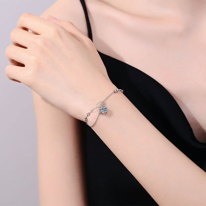 [Amore]CLASSIC SOLITAIRE MOISSANITE BRACELET