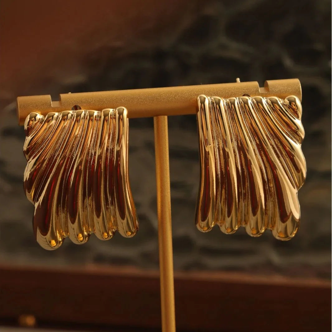 [Amore]Alisa Gold Earrings