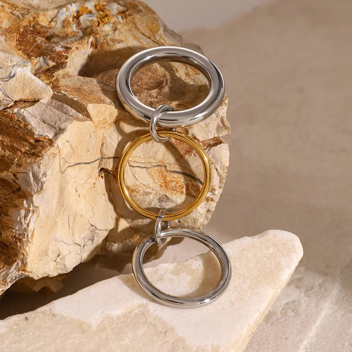 [Amore]Canaria Stacked Ring