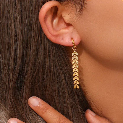[Amore]Faith Fishtail Earrings