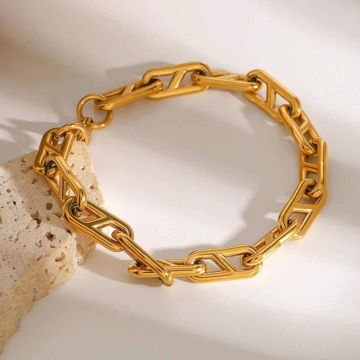 [Amore]Melissa Gold Chain Bracelet