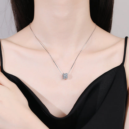 [Amore]ELEGANT SLIM-WAIST MOISSANITE NECKLACE