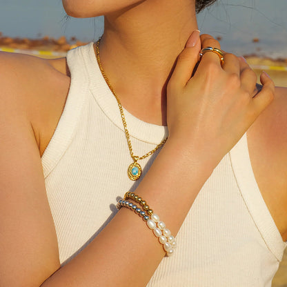 [Amore]Margaux Freshwater Pearl Bracelet