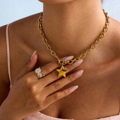 [Amore]Stellaria Gold Star Pendant