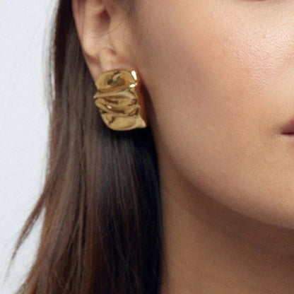 [Amore]Evette Gold Earrings