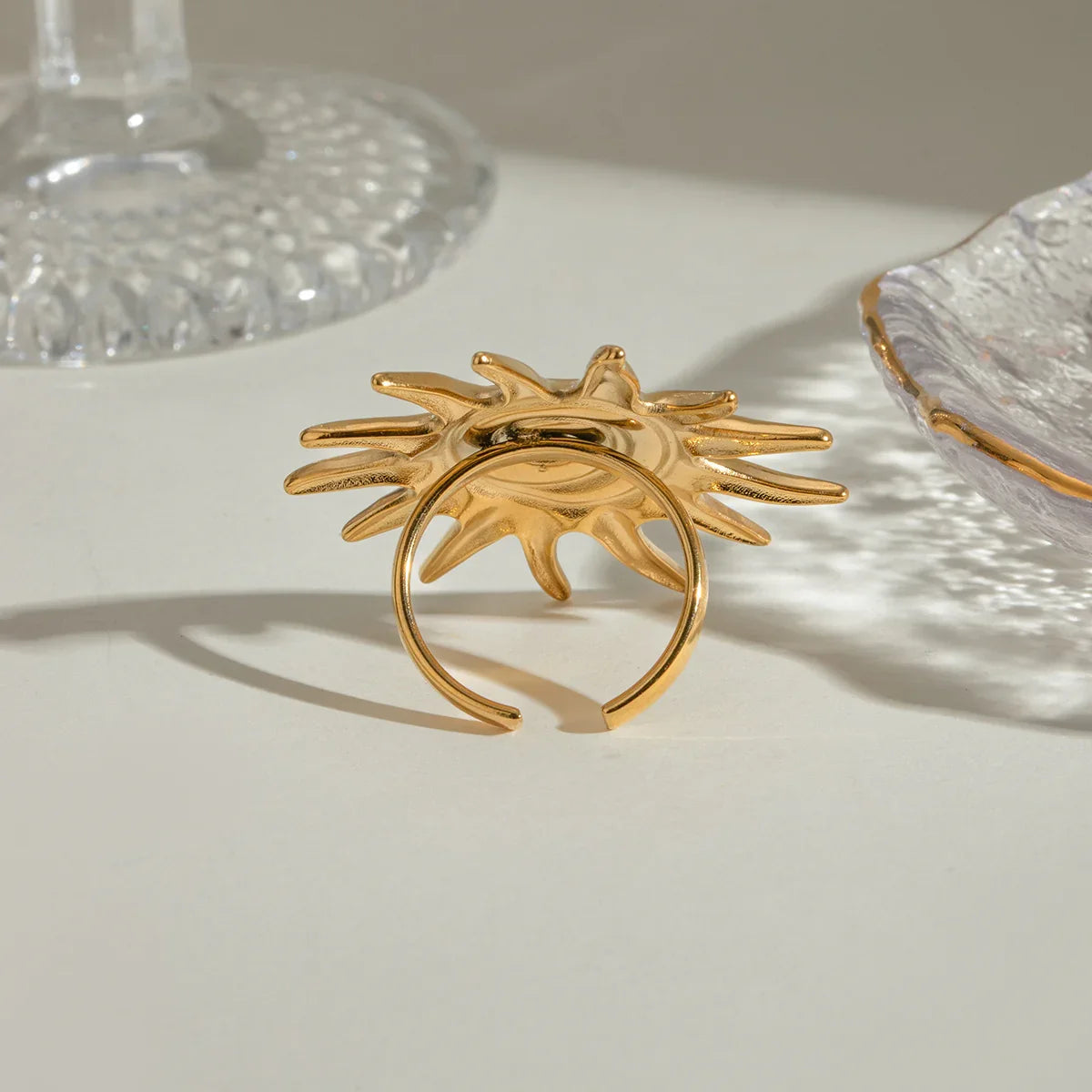 [Amore]Solstice Golden Sun Ring