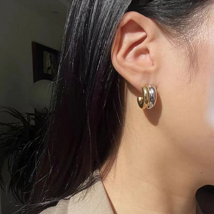 [Amore]Henrietta Gold Earrings