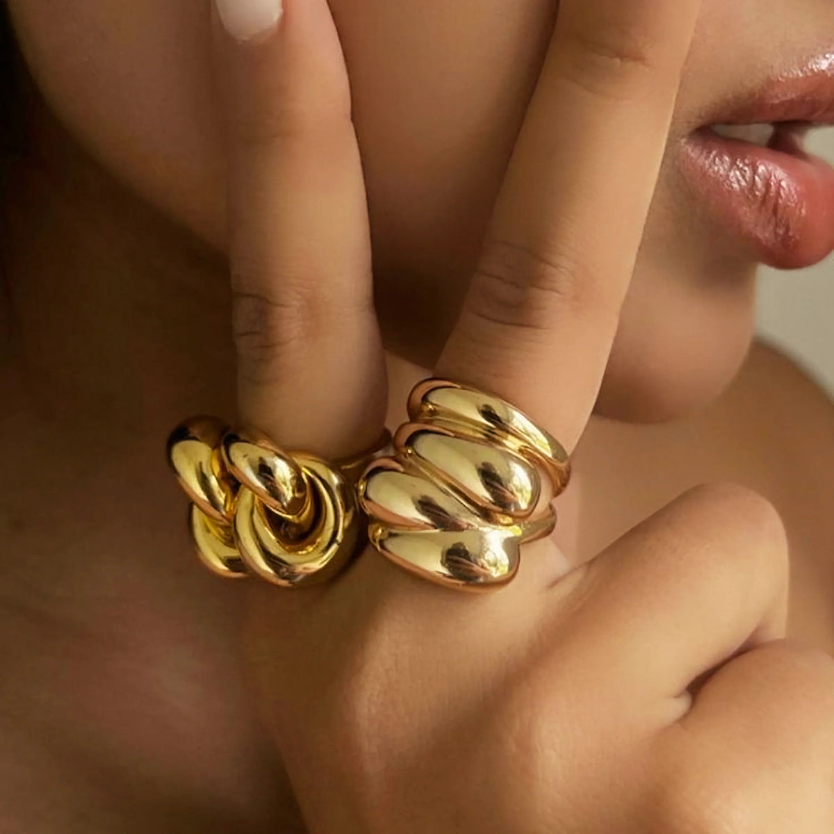 [Amore]Sona Gold Ring