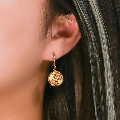 [Amore]Eliana Serpent Coin Earrings