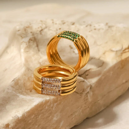 [Amore]Serenity Diamond Gold Ring