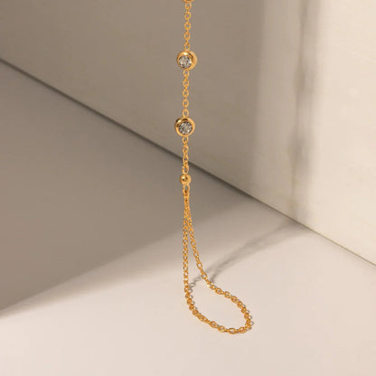 [Amore]Leona Diamond Hand Chain