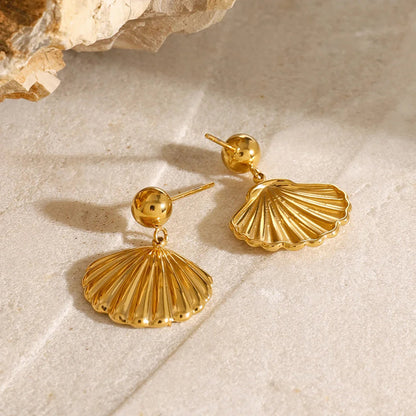 [Amore]Delianna Shell Earrings