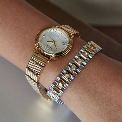 [Amore]Gold Watchband Bracelet