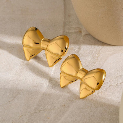 [Amore]Regina Bow Earrings
