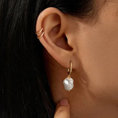 [Amore]Denise Freshwater Pearl Earrings