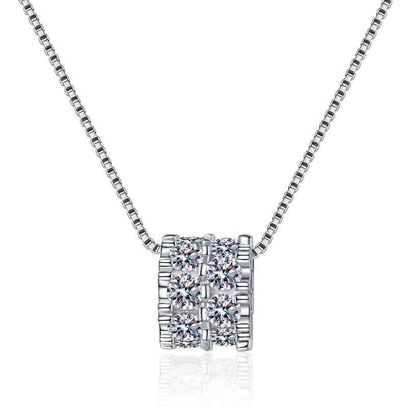 [Amore]ELEGANT SLIM-WAIST MOISSANITE NECKLACE