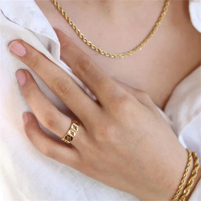 [Amore]Leah Gold Ring
