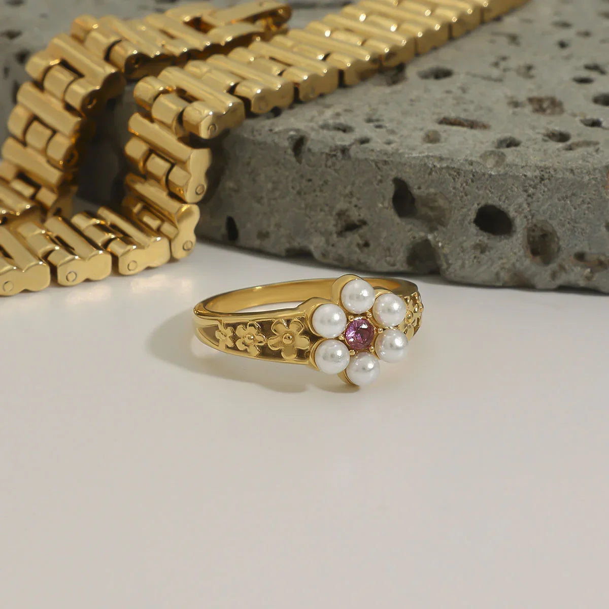 [Amore]Thalia Freshwater Pearl Ring