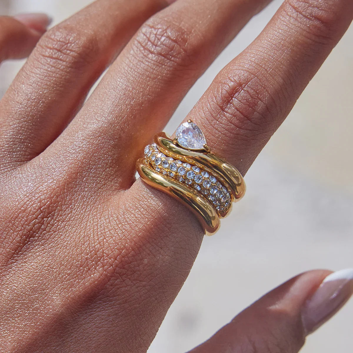 [Amore]Noemi Curated Ring Stack Collection