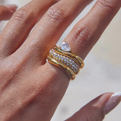 [Amore]Noemi Curated Ring Stack Collection