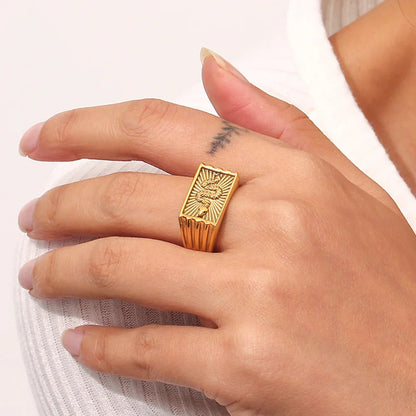 [Amore]Miles Gold Ring