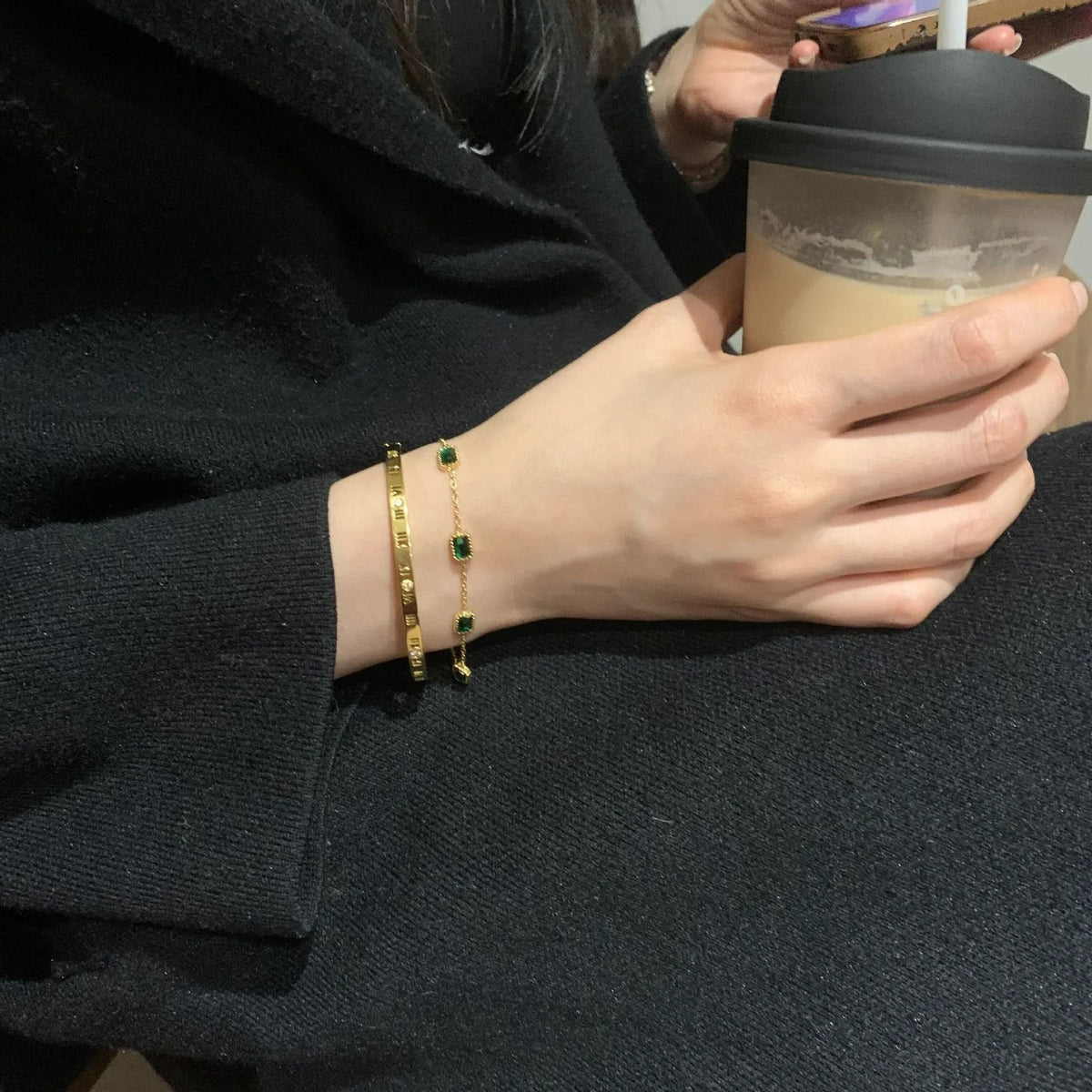 [Amore]Erin Green Bracelet