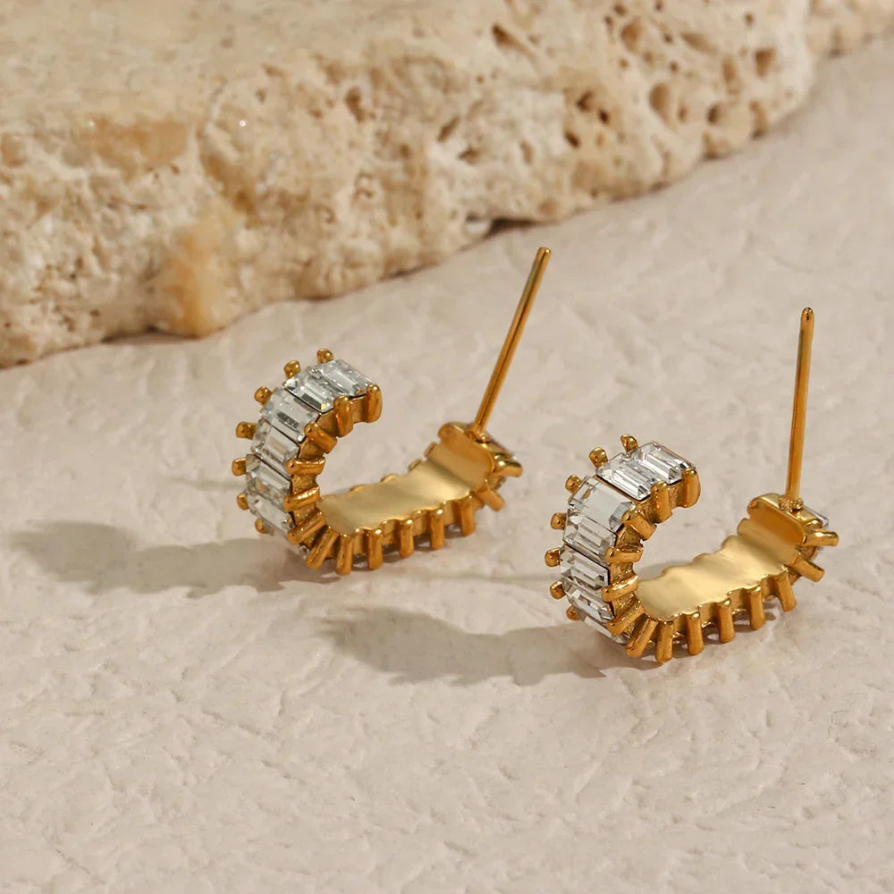 [Amore]Agnes Diamond Earrings