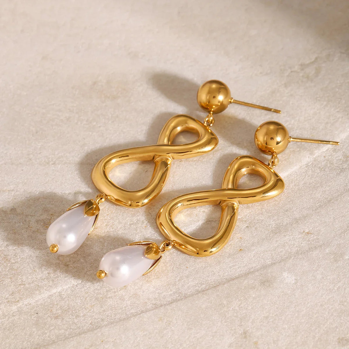 [Amore]Kaylee Freshwater Pearl Earrings