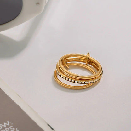 [Amore]Divine Diamond Ring Stack