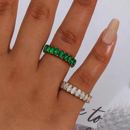 [Amore]Antoinette Diamond Simulant Gold Ring