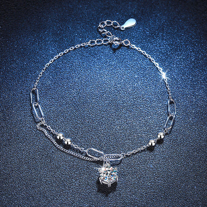 [Amore]CLASSIC SOLITAIRE MOISSANITE BRACELET