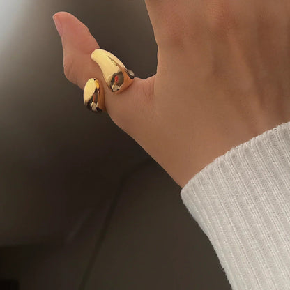 [Amore]Abstract Gold Ring